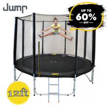 Load image into Gallery viewer, 12ft Jump Trampoline with Net &amp; Ladder

